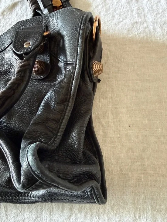 Balenciaga Giant 21 Rose Gold Hardware Black City Shoulder Bag. Rare - Picture 4 of 13